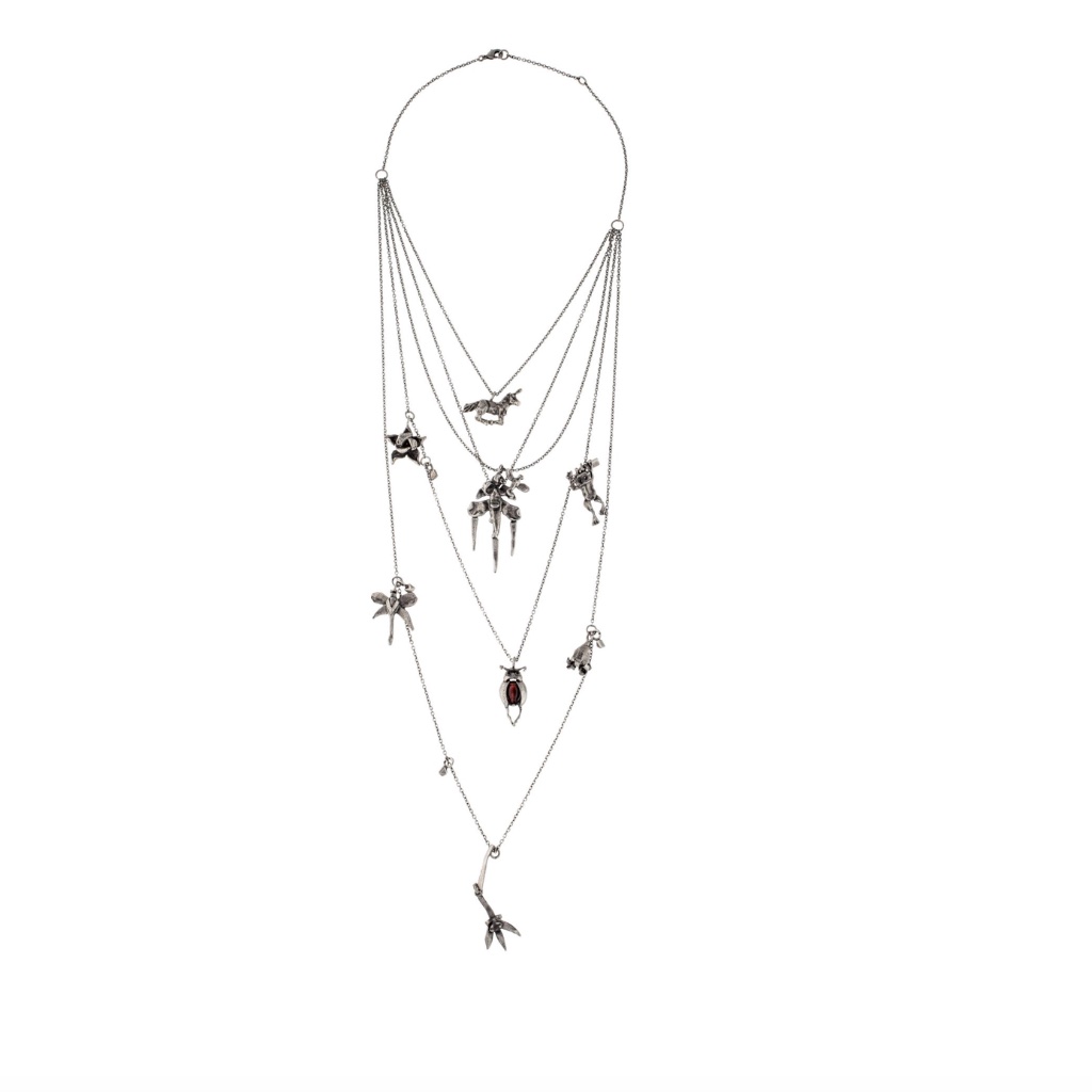 Valentino Tiered Statement Necklace 1000$